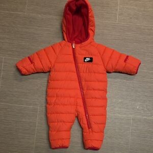 Nike Kids Vibrant Orange Footed One Piece